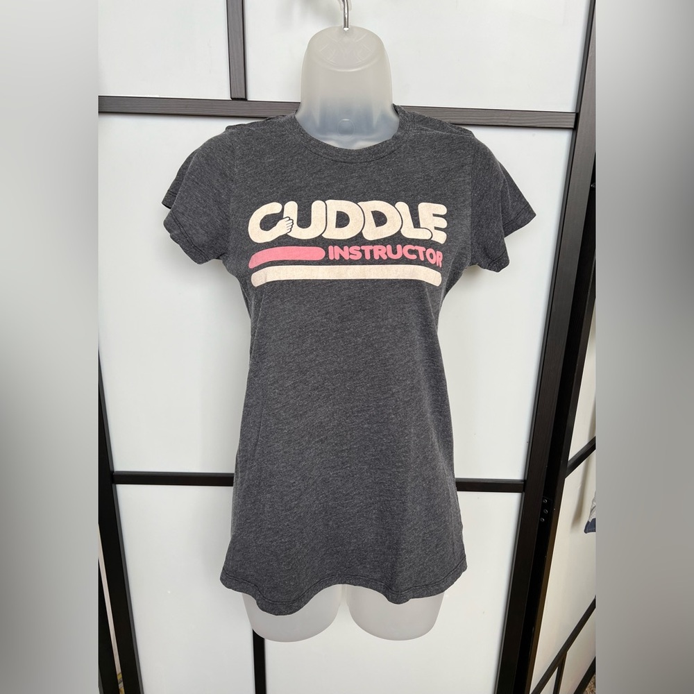 Vintage Y2K Local Celebrity Cuddle Instructor Tshirt Women's Fitted XS
